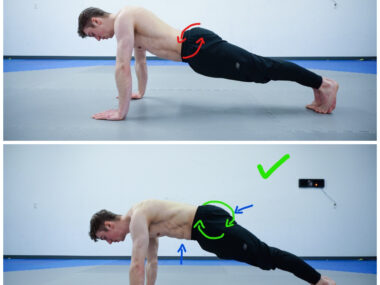 correct form for push ups