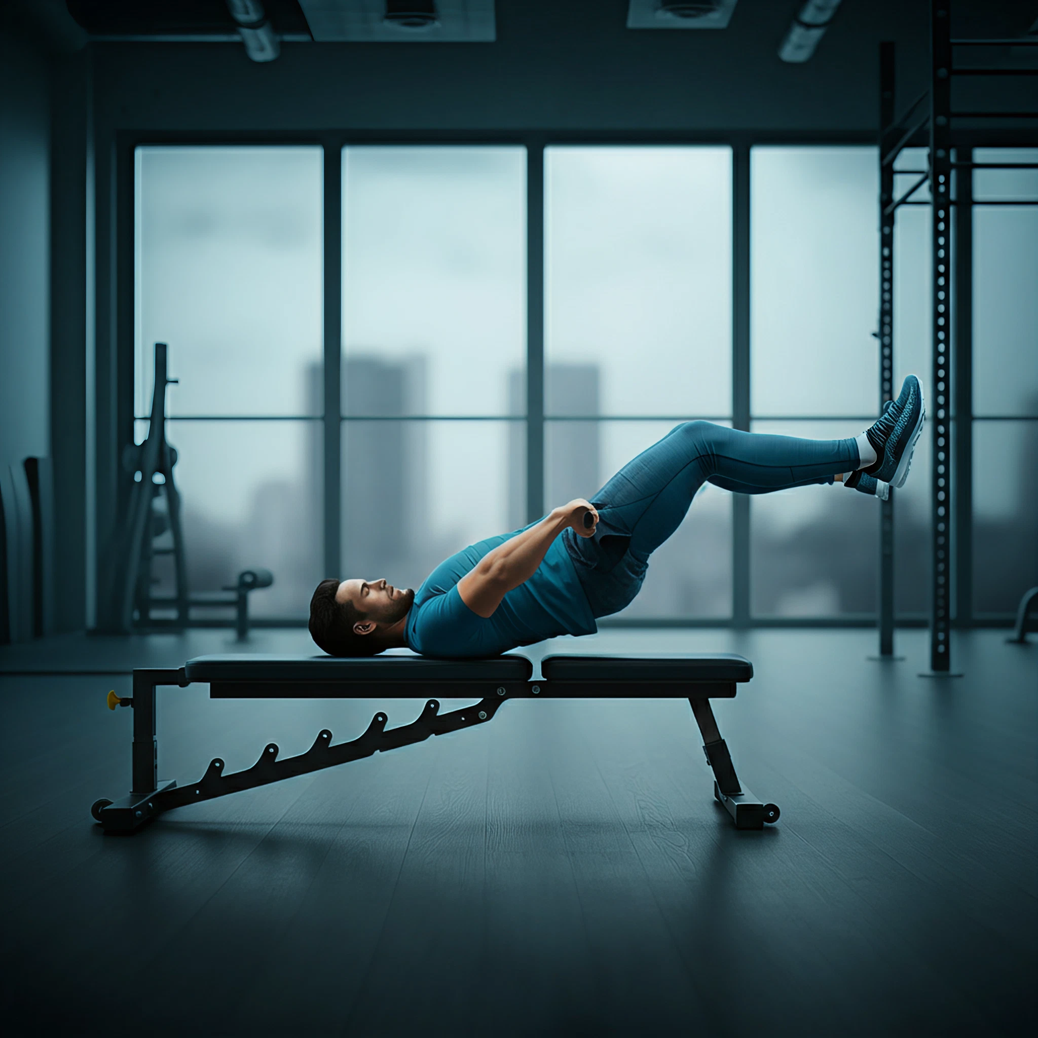 dragon flag core exercise