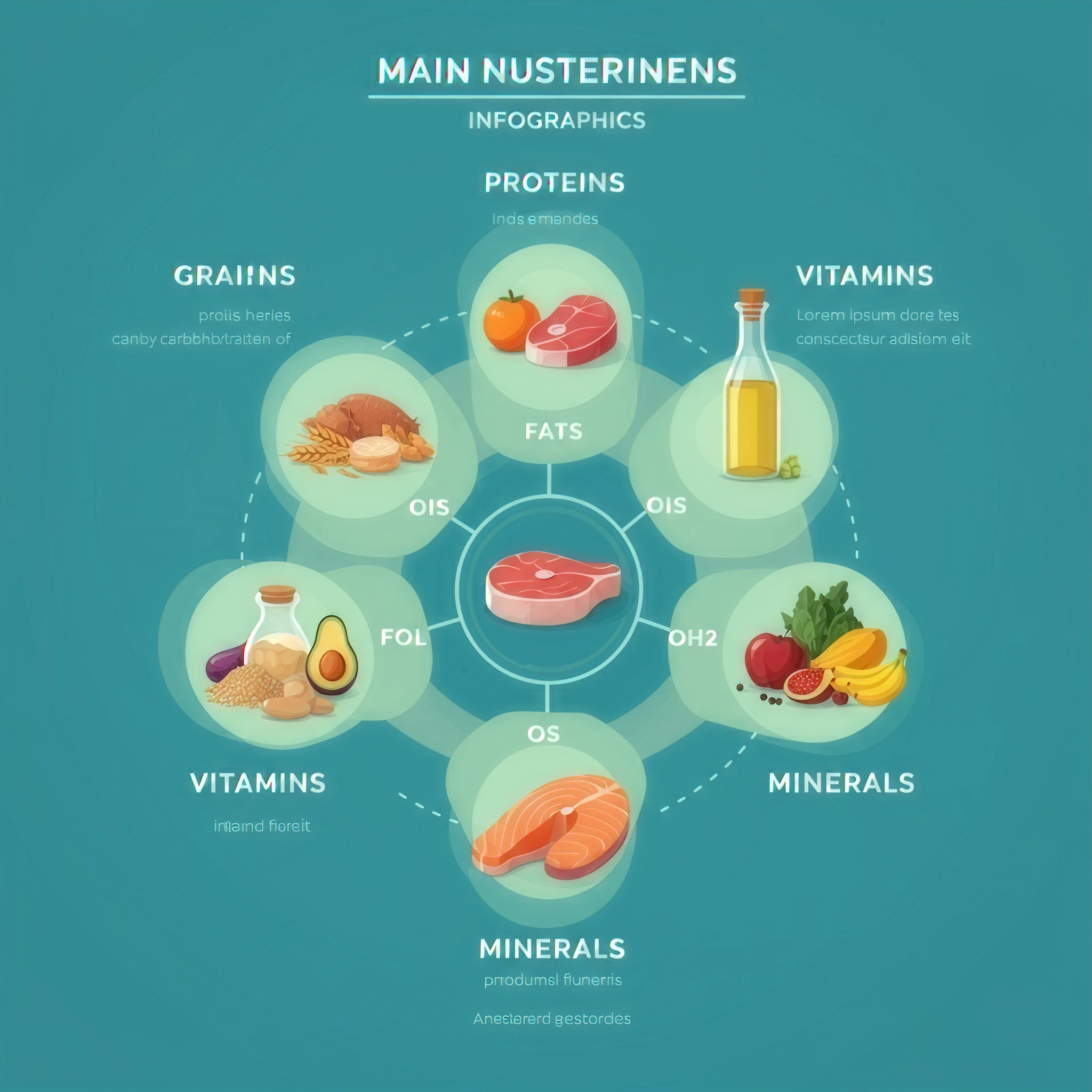 what are the 5 main nutrients and their functions